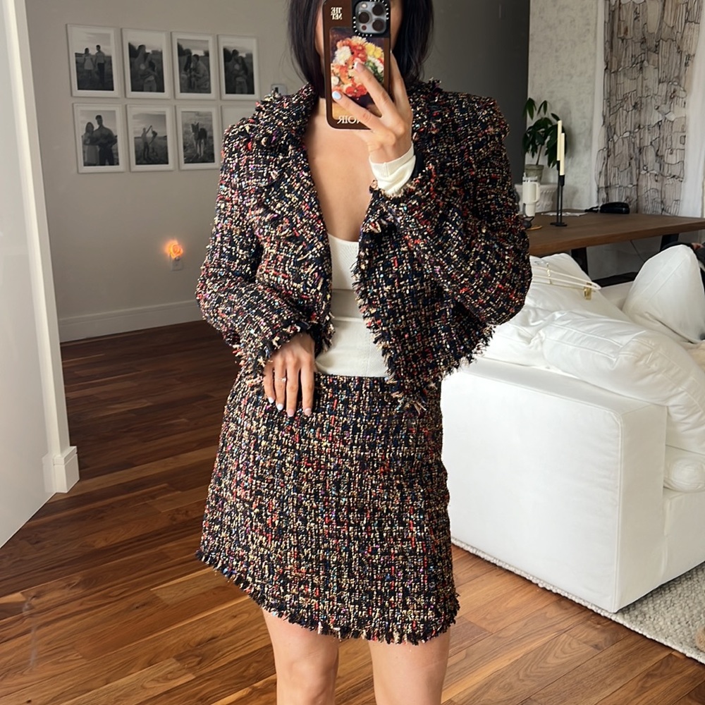 NWT - Lovers + Friends tweed set